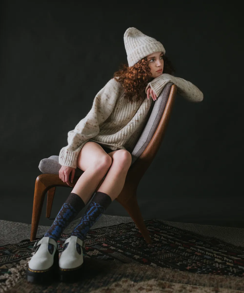 Blewog Beanie - Moss Speckle (Adult)