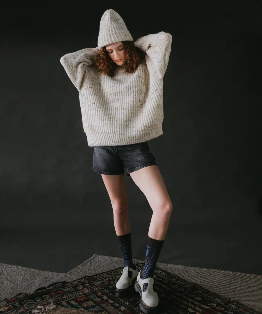 Blewog Beanie - Moss Speckle (Adult)
