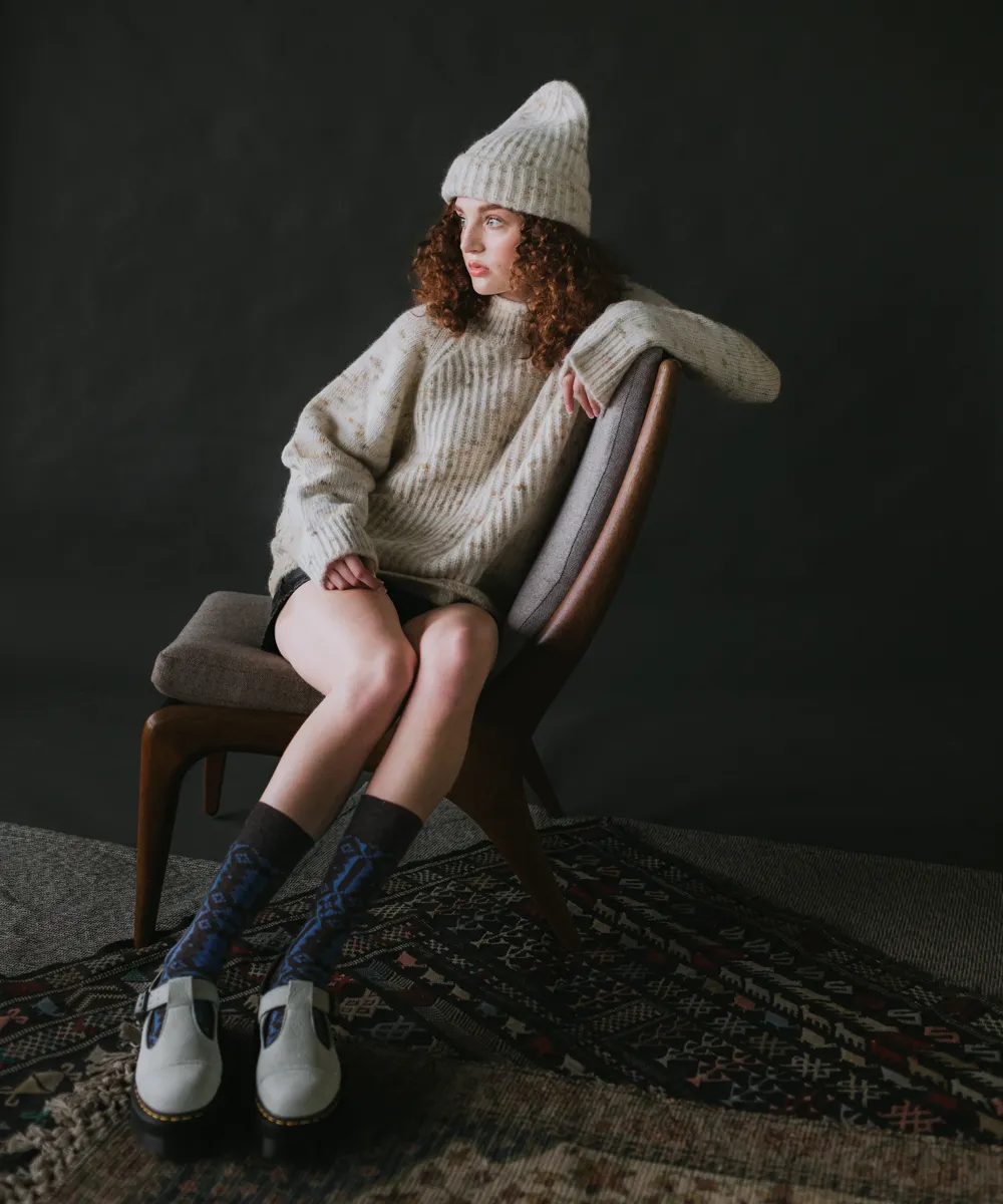 Blewog Beanie - Moss Speckle (Adult)