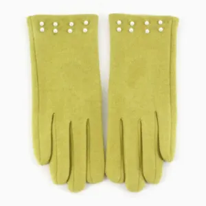Faux Pearl Embellished Gloves-50% OFF