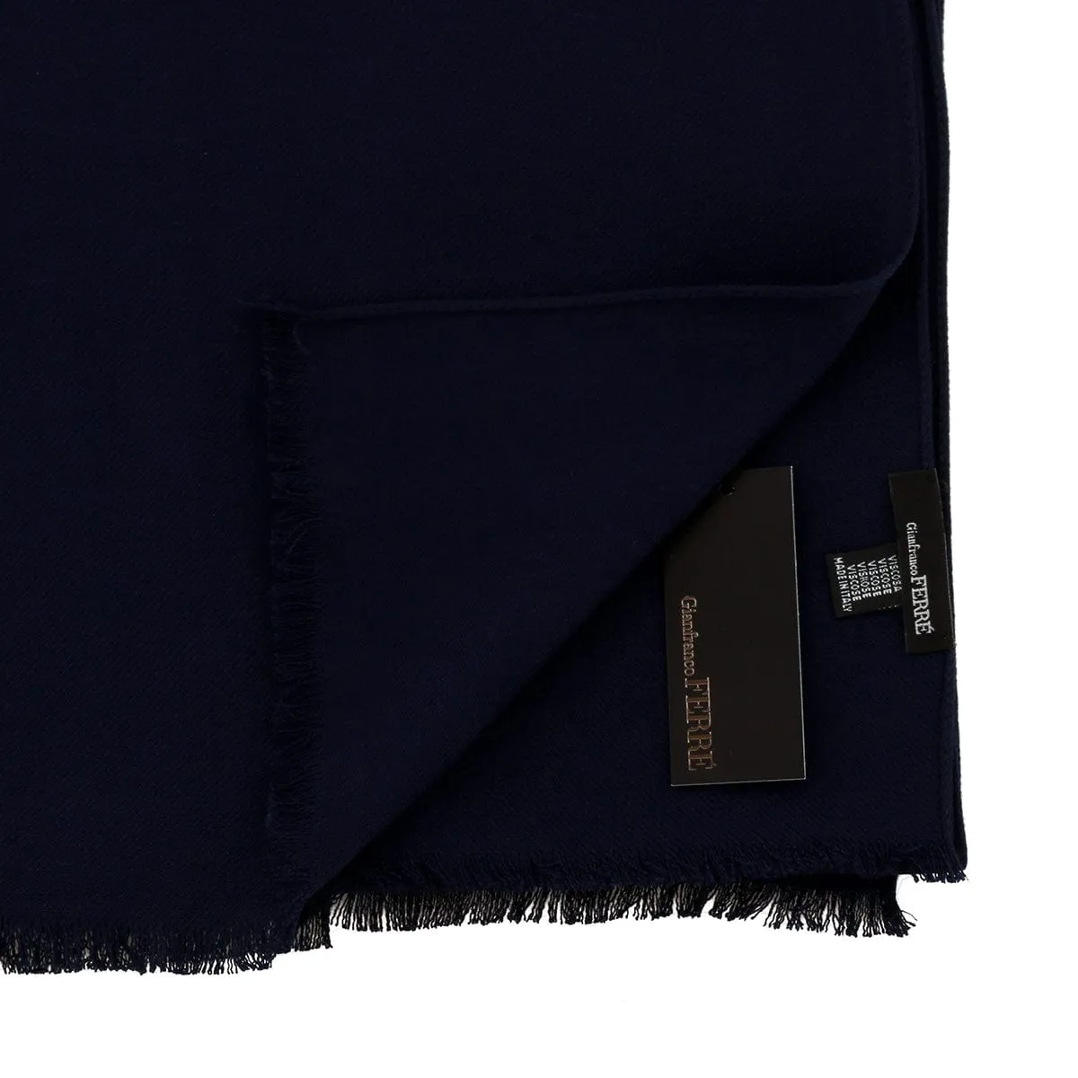 Gianfranco Ferre Navy Blue Pashmina Scarf