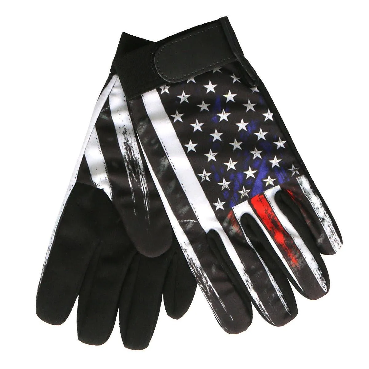 Hot Leathers Vintage American Flag Mechanics Glove