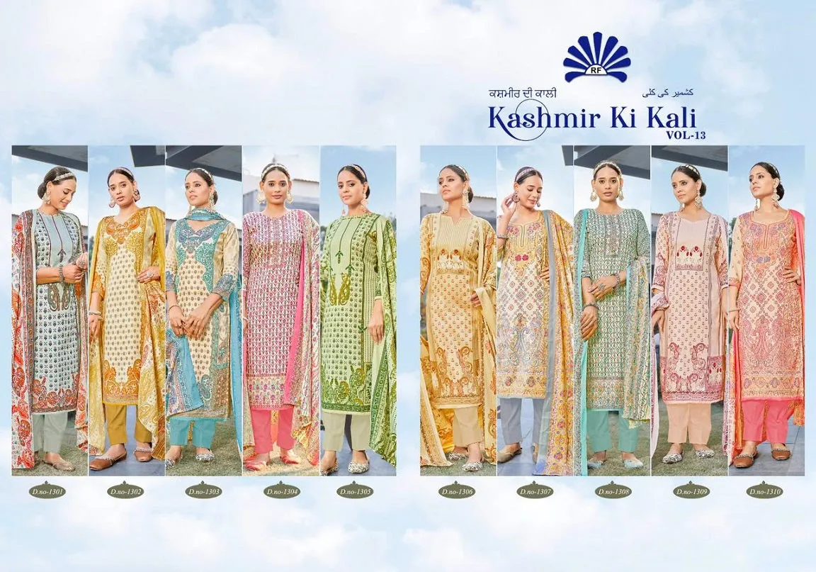 Radhe Fab Kashmir Ki Kali Vol 13 Dress Material (450x10)