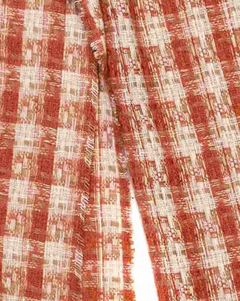 Soft Tweed Scarves Red | RED